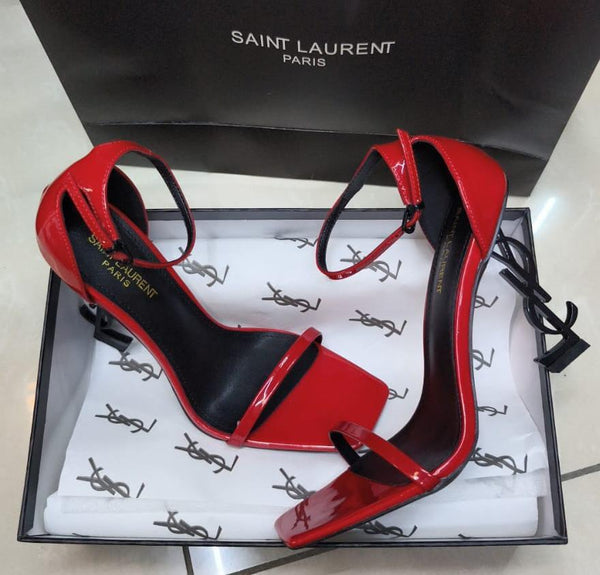 Saint Laurent Red Opyum Sandals