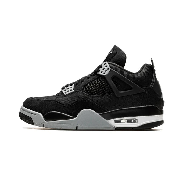Nike Air Jordan 4 Retro Black Canvas
