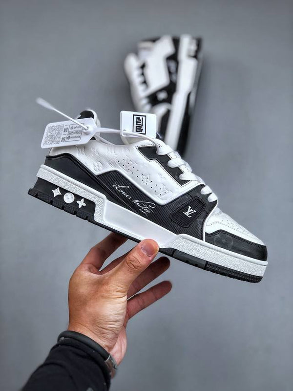 Louis Vuitton Trainer #54 Signature Black White